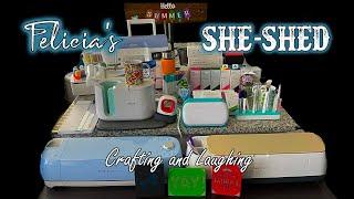 Felicia's She-Shed featuring Cricut and Brother