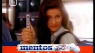 Mentos commercial (Airport) with Katie Wright from the 90s