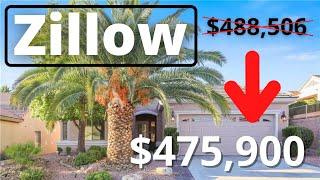 Zillow Discount Home For Sale Henderson 1590 Sqft, 3BD, 2BA, 2CR, Built 1999, Lot Size 9148