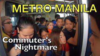 Nightmare Commute in MANILA Philippines World's Worst