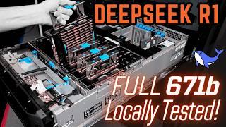 Deepseek R1 671b Running LOCAL AI LLM is a ChatGPT Killer!