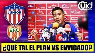 ¡LO ÚLTIMO JUNIOR HOY! LA CONTUNDENTE DECLARACIÓN DE FARÍAS EN PREVIA VS ENVIGADO | RUEDA DE PRENSA