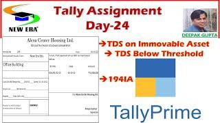 Tally Prime Assignment Day 24 by Deepak Gupta