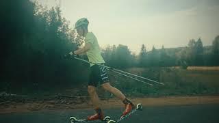 Rollerski on the road