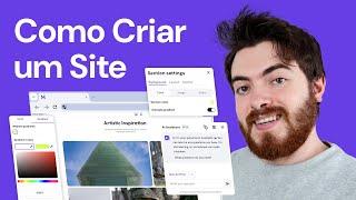 Como Criar um Site de Forma RÁPIDA e FÁCIL! (2024)