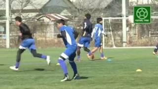 Chan Vathanaka's first day of training with Fujieda MYFC