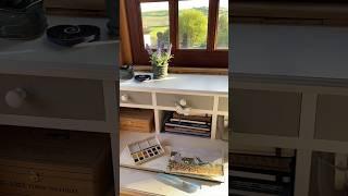 Tour of My Secret Garden and SUMMER ART STUDIO #artstudio #tour