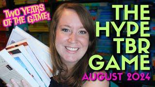 [The Hype TBR Game] Round 25: August 2024 + July Reading Wrap-Up | TWO YEARS of this game!