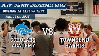 PSAL Boys' Varsity Basketball Game - Division 2A: Scholars' Academy VS. Townsend Harris