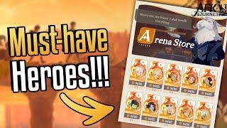 BEST HEROES in Arena Store in Waves of Intrigue (S2)! Dont miss these! - AFK Journey