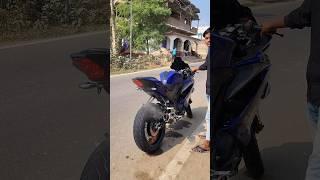 r15 v3 modification exhaust without DB original sound‍||@az.rider1