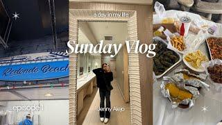 FIRST VLOG!!┃SUNDAY VLOG┃Redondo Beach & Shopping at the Mall