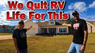 We Quit RV Life For This (New House Walkthrough)