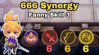 666 Synergy using Fanny Skill 3 (Try this now). Magic Chess - MLBB