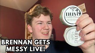 Brennan Gets Messy LIVE!