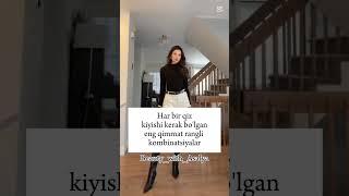 Xar bir qiz kiyishi kerak bo'lgan eng qimmat rangli kombinatsiyalar Part.1 #trend #color #clothes