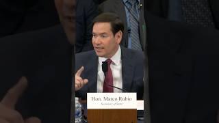 Foreign Aid is not charity — Secretary Rubio