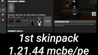 how to create 1st skinpack (SKINPACK works on mcpe/be 1.21.44+)