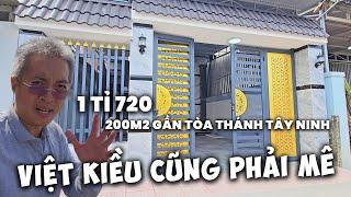 Nhà 1 tỉ 720 thấy là mê xây mới 2 phòng khách 3PN 3WC 200m2 kế trường học gần Tòa Thánh Tây Ninh