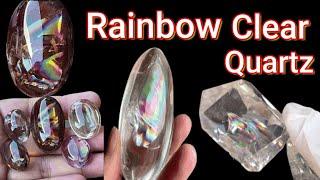 The Best and Natural Rainbow Clear Quartz Crystal - Amazing Healing Crystal