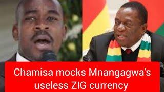 Chamisa mocks Mnangagwa over ZIG mari