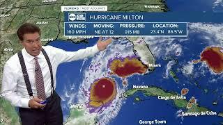 Tracking Milton | Still a powerful Category 5 Hurricane as it approaches Florida