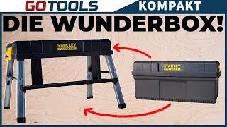 Genial & Einfach ! | Stanley FATMAX Werkzeugbox & Unterstellbock mit unschlagbaren extra Features