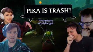 PIKA IS GETTING ROASTED BY ONLYFANGS ! Best Of WoW #110