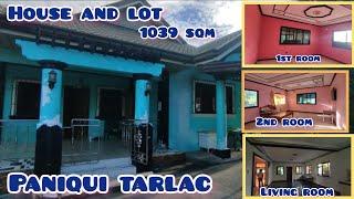 lot516 House and lot 2 rooms 2 cr  1039sqm 3.5M selling price.. paniqui tarlac