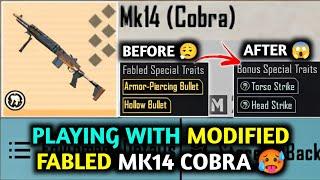 PLAYING WITH MODIFIED FABLED MK14 COBRA  PUBG METRO ROYALE CHAPTER 21