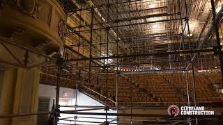 Cleveland Masonic Temple Renovation Scaffolding System