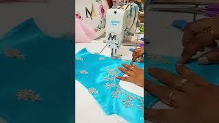 Sewing Tricks Beautiful Net Princess Blouse Front stitching idea for beginners simple method #a2z