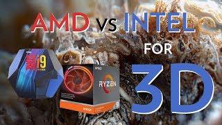 i9 9900k vs AMD 3900x for 3D