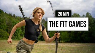 20 MIN HUNGER GAMES Inspired Full Body Home Workout | No Equipment | will you survive the FIT GAMES?