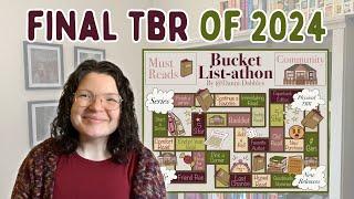 My last TBR of the year? Already?! | Bucket List-athon TBR 2024