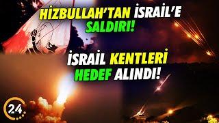 Hizbullah İsrail’e Karşılık Veriyor! İsrail Kentlerinde Sirenler Çaldı! Füzeler Bir Bir Atıldı!