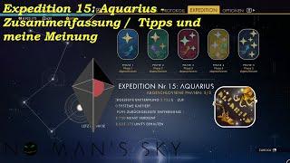 No Man's Sky -  Expedition 15: Aquarius - Zusammenfassung/Tipps und meine Meinung