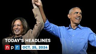 Harris Campaigns With Obama In Georgia | NPR News Now