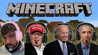 U.S Presidents play Minecraft with Drake (AI Voice Meme)