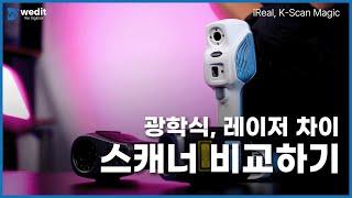 3D스캐너 광학식 스캐너와 레이저 스캐너의 차이점