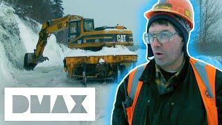 It’s A Race Against Time To Remove Dangerous Ice Before The Train Arrives! | Railroad Alaska