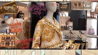 Luxury shopping in London/Dior, Fendi, Versace, Fendace/Vlog