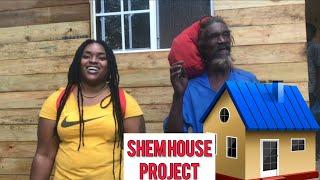 MAN LIVING BELOW THE POVERTY LINE IN ST.ELIZABETH JAMAICA HOUSE BUILDING PROJECT UPDATES