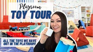 PLAYROOM TOY TOUR | TOY ROTATION TOUR | All toys we have out this month!