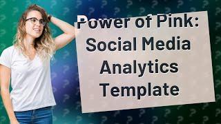 How Can Danalyser's Pink Social Media Analytics Report Template Enhance Your Digital Downloads?