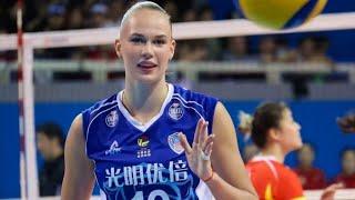 Arina fedorovtseva | Shandong vs. Shanghai | China volleyball League 2024