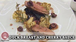 How To Make | Marcus Wareing's Duck Breast and Cherry Sauce | MasterChef UK