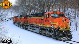 Heavy Train Climbs Bingham Hill