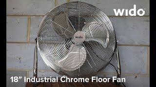 Wido 18" Industrial Floor Fan Product Video (WIDOF11)