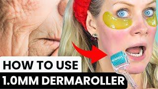 HOW TO GET RID OF DEEP WRINKLES, SAGGY SKIN, SCARS, NASOLABIAL FOLDS WITH 1.0MM DERMAROLLER (2025)